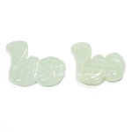 2x Jade Anhänger, Schlange, Sternzeichen Tierzeichen, Schmuck DIY, 7952 2x Jade Anhänger, Schlange, Sternzeichen Tierzeichen, Schmuck DIY, 7952